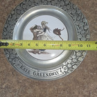 Vintage Wilton Pewter W Porcelain Insert - Kate Greenaway - 11  Round Plate 1973