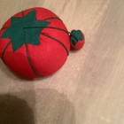 Vintage Red Tomato Pin Sewing Cushion Beautiful Condition