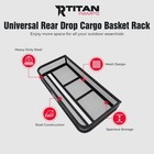 Titan Ramps Universal Atv utv Front Cargo Basket Rack With 100 Pound Capacity