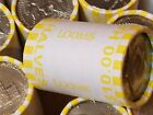 25 Bank Wrapped Rolls Of Kennedy Half Dollars  Unsearched  250 Face Value