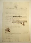 Peru - Treasury Bill payment Order Cuzco Mint 120 Pesos - 1827