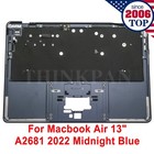 Top Case Palmrest   Keyboard For Macbook Air 13  M2 2022 A2681 Blue Grade A 