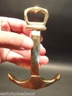 Vintage Antique Style Brass Boat Anchor Wine Corkscrew Beer Bottle Opener