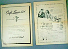 1940 s Lot Of 2 Radio City Music Hall Showplace Programs Rockefeller Center