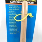 Parts Cleaning Brush  22 X 11  Wood Handle Round Sash Stiff Nylon Bristles