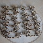 12 Keeler French Provincial Brass Drawer Pulls 3 5  Ctc 7 25  Vtg Sold In Pairs