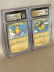 Cgc Authentic Signed Art Pokemon Surfing Pikachu Flying Pikachu Cgc 10