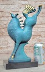 Special Patina Abstract Modern Artwork Rearing Horse Bronze Sculpture Figurine