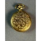 Vintage Arnex Pocket Watch 17 Jewels Incabloc Gold Tone Engraved Hunter Case Box