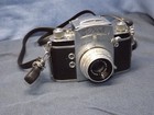 Exa Jhagee Dresden 35mm Camera Meritar 1 2 9 F 50mm  Case - Untested  a0966 