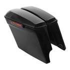 5  Stretched Saddlebags Vivid Black For Road King Street Glide 2014-2023