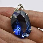 Natural Ceylon Blue Sapphire 38 Ct Oval Cut Agl Certified Rare Loose Gemstone