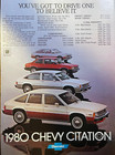 1980 Advertisement Chevy Citation