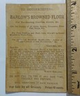 Barlow s Browned Flour Chicks Egg Victorian Trade Card  Advertising Vintage 