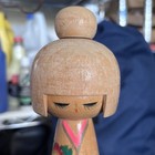 Vintage 10  Sosaku Kokeshi Doll By Izumi Oki Camellia Wood Japanese Signed