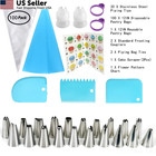 Piping Bags And Tips Set  100pcs 12 Inch 12in With Tips  Clear