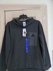 Adidas Men s  Pocket Hoodie Sweatshirt Fleece Lined   Size Large   New 