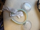 Disney Parks Mickey Minnie Christmas Holiday Snow Globe Mouse Ears Headband Nwt