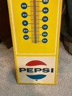 Vintage 1967 Pepsi Thermometer Sign  -  Say  pepsi Please  M-65 Usa