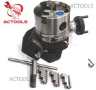 4  Inch Tilting Rotary Table With 100 Mm Self Centering Chuck And Backplate Usa