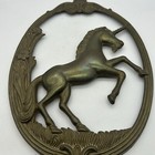 Vintage Brass Unicorn Wall Hanging 1980s Boho Mythical Fantasy Decor Mcm
