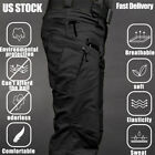 Mens Cargo Pants Work Combat Pants Outdoor Hiking Waterproof Trousers Tactical