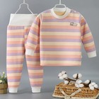 Thicken Warm Plush Children Sets Kids Clothes Boy Girl Underwear Suits 