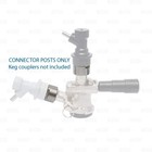 Ball Lock Corny To Sanke D Keg Coupler Quick Connector Post Set Gas   Liquid Ss