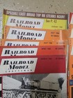 Railroad Model Craftsman Magazine Mixed Lot  Of 8 Magazines 1960s Ephemera 