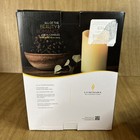 Luminara Gourd Natural Flameless Flickering Candle Fall 5 3 x7 5  Timer Nob