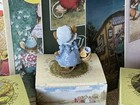 Wee Forest Folk Miniature Figurine M-346 - My Little Yellow Basket  blue 