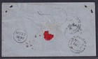 Barbados  Scott 6  sg 10   Pair On 1857 Barred 1 Cancel Cover To Canada