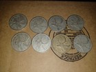 1940 - 1953 Lot X8 - Canada 25 Cents Silver Quarter Coins