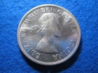 1957 Canada Silver Dollar - Semi P l Bright Uncirculated