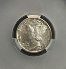 1939 Mercury Dime Cac Pr66  Great Luster    Toning Really Pretty Coin 
