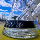 12  9mm Thick Color Band Hookah Water Pipe Glass Tobacco Bong Beaker 50x9mm
