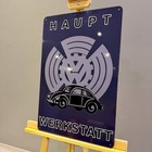 Volkswagen Haupt Werkstatt Vintage Service Sign     60    40 Cm  23 6       15 7    