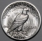 Daniel Carr 1945 Peace Silver Dollar  Broken Sword  High Relief  High Grade 