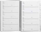 Iconikal Address And Telephone Book  Black  8 X 5 Inches  Pack Of 2 