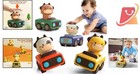 Press To Go Car Toys For Toddlers Infant Vehicle Set 4pcs Bright Colors