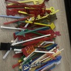 Vintage Assorted Swizzle Sticks Whiskey Advertising  Bar Rooms  Etc As Picture