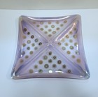 Georges Briard Style Divided Glass Tray Starburst Mid Century Vintage 1960s