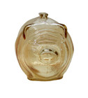 Vintage Anchor Hocking Marigold amber 6 1 2  Glass Piggy Bank