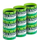  St  Patrick s Day Rubber Wristbands Green Shamrock Silicone Cut Out Bracelets 