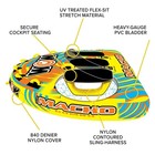 Wow Macho Combo 3p Towable Deck Tube Raft