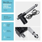 12v Linear Electric Actuator  4 -24  Stroke  200-600 Lbs  Force  - Pa-03 Model