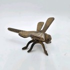 Rustic Style Cast Iron Dragonfly Garden Plant Flower Bug Decor Insect Statue Bug
