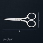 Gingher 4  Straight Embroidery Scissors To Cut Fabric   Needlework
