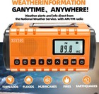 Emergency Radio portable Solar Powered Hand Crank Am fm emergency Flashlight