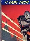 The Iron Giant Poster Signed   Sketched By Cast And Crew 
